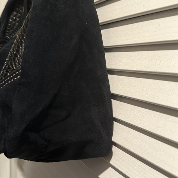 Rampage Dark Blue Handbag with zip closure and Rampage hardware on strap. - Picture 5 of 8